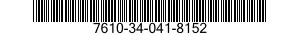 7610-34-041-8152 BOOK 7610340418152 340418152