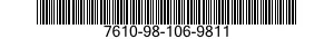 7610-98-106-9811 SHEET,TECHNICAL 7610981069811 981069811