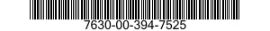7630-00-394-7525  7630003947525 003947525