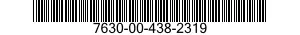 7630-00-438-2319  7630004382319 004382319