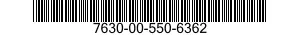 7630-00-550-6362  7630005506362 005506362