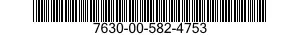 7630-00-582-4753  7630005824753 005824753