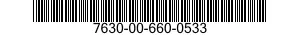 7630-00-660-0533  7630006600533 006600533