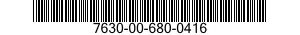 7630-00-680-0416  7630006800416 006800416