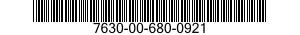 7630-00-680-0921  7630006800921 006800921