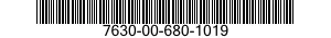 7630-00-680-1019  7630006801019 006801019