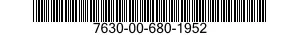 7630-00-680-1952  7630006801952 006801952