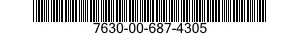 7630-00-687-4305  7630006874305 006874305
