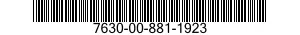 7630-00-881-1923 PERIODICAL 7630008811923 008811923