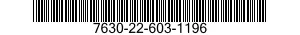 7630-22-603-1196 PERIODICAL 7630226031196 226031196