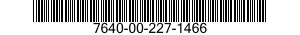 7640-00-227-1466 CHART 7640002271466 002271466