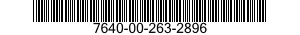 7640-00-263-2896  7640002632896 002632896