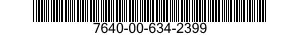 7640-00-634-2399  7640006342399 006342399
