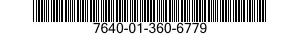 7640-01-360-6779 CHART 7640013606779 013606779