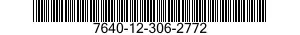 7640-12-306-2772  7640123062772 123062772