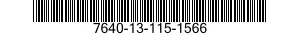 7640-13-115-1566 CHART 7640131151566 131151566