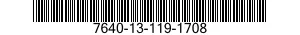 7640-13-119-1708 MAP 7640131191708 131191708