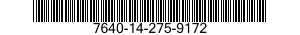 7640-14-275-9172  7640142759172 142759172