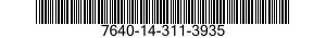 7640-14-311-3935  7640143113935 143113935