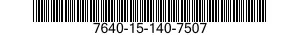 7640-15-140-7507 CARTA TOPOGRAFICA B 7640151407507 151407507