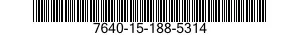 7640-15-188-5314 CHART 7640151885314 151885314