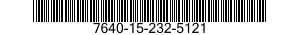 7640-15-232-5121 CARTA AERONAUTICA 1 7640152325121 152325121