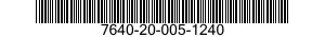7640-20-005-1240 MAP 7640200051240 200051240