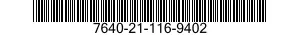 7640-21-116-9402 MAP 7640211169402 211169402