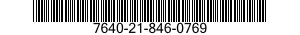 7640-21-846-0769  7640218460769 218460769