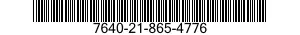 7640-21-865-4776 MAP 7640218654776 218654776