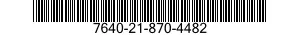 7640-21-870-4482 CHART 7640218704482 218704482