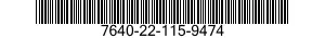 7640-22-115-9474  7640221159474 221159474
