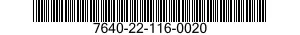 7640-22-116-0020  7640221160020 221160020