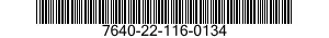 7640-22-116-0134  7640221160134 221160134