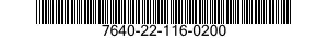 7640-22-116-0200  7640221160200 221160200