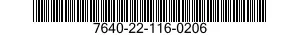 7640-22-116-0206  7640221160206 221160206