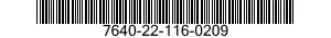 7640-22-116-0209  7640221160209 221160209