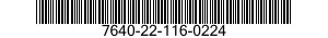 7640-22-116-0224  7640221160224 221160224