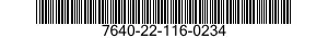 7640-22-116-0234  7640221160234 221160234