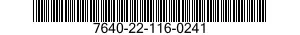 7640-22-116-0241  7640221160241 221160241