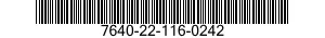7640-22-116-0242  7640221160242 221160242