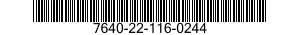 7640-22-116-0244  7640221160244 221160244