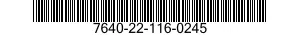 7640-22-116-0245  7640221160245 221160245