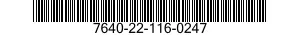 7640-22-116-0247  7640221160247 221160247