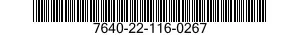 7640-22-116-0267  7640221160267 221160267