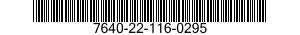 7640-22-116-0295  7640221160295 221160295