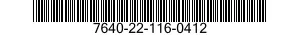 7640-22-116-0412  7640221160412 221160412