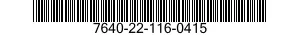7640-22-116-0415  7640221160415 221160415