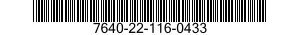 7640-22-116-0433  7640221160433 221160433