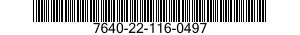7640-22-116-0497  7640221160497 221160497